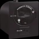 Forno Embutir Lux Preto Médio A Lenha