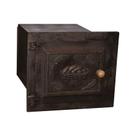 Forno Ferro Fogão a Lenha Pequeno Porta de Ferro 50x35x30cm