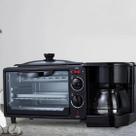 Forno Forninho 3 Em 1 Cafeteira Grelha Multifuncional Compacto Forno Elétrico 110v
