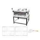Forno Gás Industrial Infra Refratária Roma Inox Firiv110 + 2 Grades Extra + Pá Pizza - Venâncio