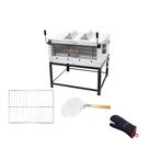 Forno Gás Industrial Infra Roma Inox Firiv110 + 1 Grade Extra + Luva Térmica + Pá Pizza - Venâncio