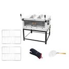 Forno Gás Industrial Infra Roma Inox Firiv110 + 2 Grades Extra + Luva Térmica + pá Pizza - Venâncio Forno Gás Industrial Infra Roma Inox Firiv110 + 2 Grades Extra + Luva Térmica + pá Pizza - Venâncio