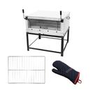 Forno Gás Industrial Pedra Refratária Roma Inox 90 Firi90 + 1 Grade Extra + Luva Térmica - Venâncio Forno Gás Industrial Pedra Refratária Roma Inox 90 Firi90 + 1 Grade Extra + Luva Térmica - Venâncio