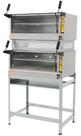 Forno Guilhotina a Gás Inox 2 Câmaras 51x60 Metalmaq