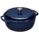 Forno holandês Amazon Basics Ferro fundido esmaltado 7.3L Navy