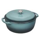 Forno holandês Amazon Basics Ferro fundido esmaltado 7,3 L cinza