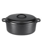 Forno holandês Amazon Basics Ferro fundido pré-temperado 7L preto Forno holandês Amazon Basics Ferro fundido pré-temperado 7L preto
