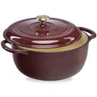Forno Holandês Best Choice Products 7,5L - Ferro Fundido Esmaltado Vermelho