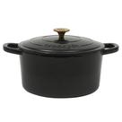 Forno holandês Crock-Pot Artisan 7L redondo de ferro fundido preto com tampa Forno holandês Crock-Pot Artisan 7L redondo de ferro fundido preto com tampa