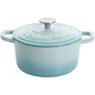 Forno holandês Crock-Pot Artisan em ferro fundido esmaltado 5L - Aqua Forno holandês Crock-Pot Artisan em ferro fundido esmaltado 5L - Aqua