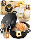 Forno holandês CRUSTLOVE Cast Iron 5L para assar pão com suprimentos