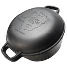 Forno holandês ferro 28x16,5cm 8,2L Panela Mineira