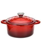 Forno Holandês Hamilton Beach 3L - Ferro Fundido Esmaltado Vermelho