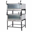 Forno Lastro Duplo a Gás Epóxi FLGD800 Guilhotina Gastromaq
