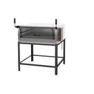 Forno lastro eletrico inox 95x95 cm porta guilhotina gastromaq