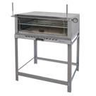 Forno Lastro Guilhotina Metvisa 90cm a Gas em Inox Flgg90