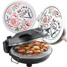 Forno para Pizza Grafite 220V Com Prato de pizza Porcelana