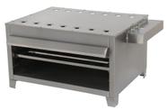 Forno Salamandra a Gás 50x50 cm Inox SLG - 5 Metalmaq