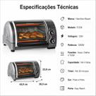 Forno Torradeira Hamilton Beach 31334 110V Prata