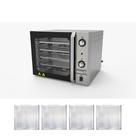 Forno Turbo Convec. Inox Fcsb4e 220v + 4 Assadeiras - Venâncio 220v