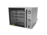 Forno Turbo Convector Elétrico Aço Inox Fcsb4e 4 Esteiras Venâncio 220v