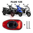 Forração Fluo 125 Baú Forro Premium Vermelho + 2 Antena Forração Fluo 125 Baú Forro Premium Vermelho + 2 Antena