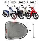 Forração Honda Biz 20 21 Baú Forro Interno Cinza + 1 Antena