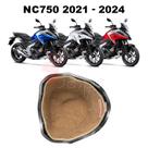 Forração Honda NC 750X 2023 Baú Forro Bege Scooter Acessório