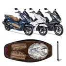 Forração Honda Pcx 160 2023 Forro Premium Marrom + 1 Antena