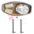 Forração Pcx 150 Forro Premium Baú 19 20 Bege + 2 Antena