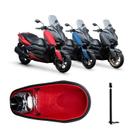 Forração Xmax 250 Forro Vermelho + Divisória G + 1 Antena