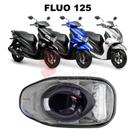 Forração Yamaha Fluo 125 Baú Forro Premium Acessório Cinza