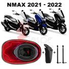 Forração Yamaha Nmax 2021 Forro Vermelho + Guidão + 2 Antena