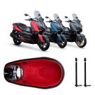 Forração Yamaha Xmax 250 Acessório Forro Vermelho + 2 Antena