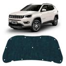 Forro Capo Jeep Compass 2016 a 2022 Revestimento Manta Autocolante Isolante Térmico + Presilhas