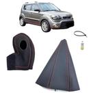 Forro Coifa E Capa Acabamento Manopla E Alavanca Câmbio Automático Kia Soul 2013 2014