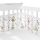 Forro de Berço Respirável Sweet Jojo Designs - Coleção Woodland Deer Forro de Berço Respirável Sweet Jojo Designs - Coleção Woodland Deer