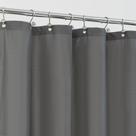 Forro de cortina de chuveiro ALYVIA SPRING Extra Long 72x84 cinza escuro