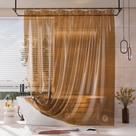 Forro de cortina de chuveiro AmazerBath 100% EVA Soft Clear Amber