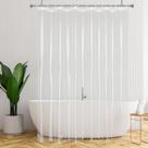 Forro de cortina de chuveiro AooHome Extra Long Clear 180x200cm EVA