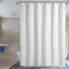 Forro de cortina de chuveiro Barossa Design impermeável branco 180x180cm