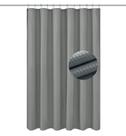 Forro de cortina de chuveiro Barossa Design Microfiber Dark Grey