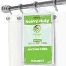 Forro de cortina de chuveiro Clean Healthy Living PEVA Frost Forro de cortina de chuveiro Clean Healthy Living PEVA Frost