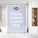 Forro de cortina de chuveiro CLOROX Premium Waterproof 180x200cm