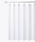 Forro de cortina de chuveiro em tecido Biscaynebay branco 100x180cm
