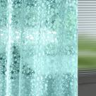 Forro de cortina de chuveiro Ga-Geetopia EVA Teal 180x180cm com ímãs