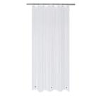 Forro de cortina de chuveiro Mrs Awesome 122x213cm Clear PEVA 8G