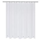 Forro de cortina de chuveiro Mrs Awesome 183x173cm PEVA Clear