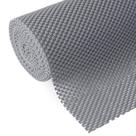 Forro de gaveta de prateleira Iwtmm não adesivo antiderrapante 30 cm x 6 m cinza