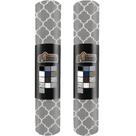 Forro de gaveta e prateleira Gorilla Grip DripGuard, pacote com 2, branco, cinza Forro de gaveta e prateleira Gorilla Grip DripGuard, pacote com 2, branco, cinza